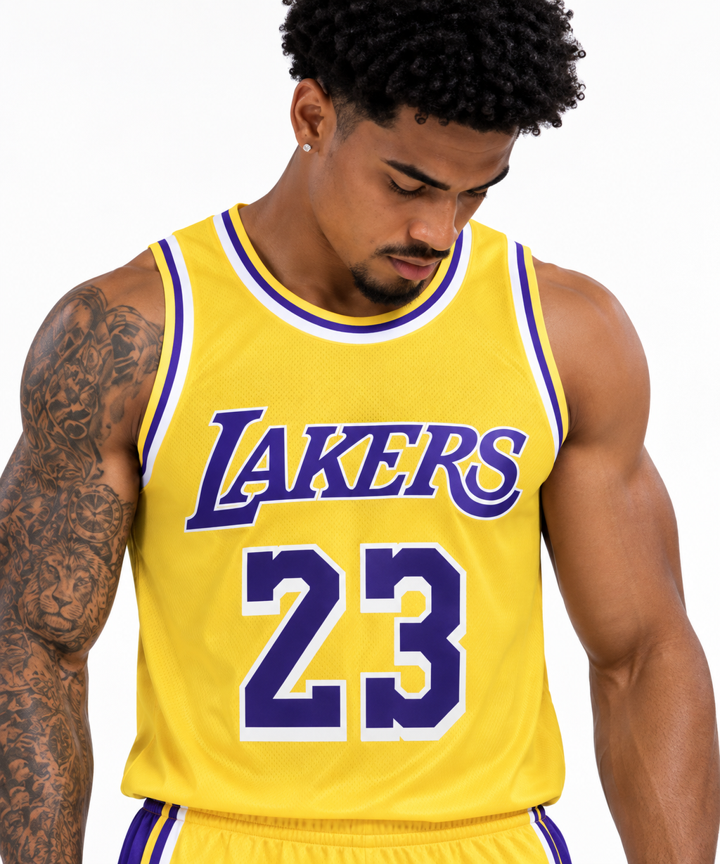 basketball jersey Lakers Lebron James#23-Swingman