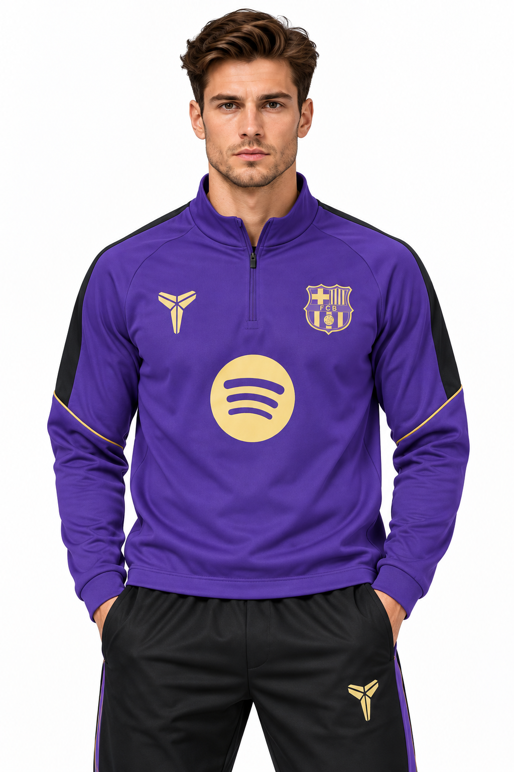 Barcelona X Kobe-Purple Training Tracksuit