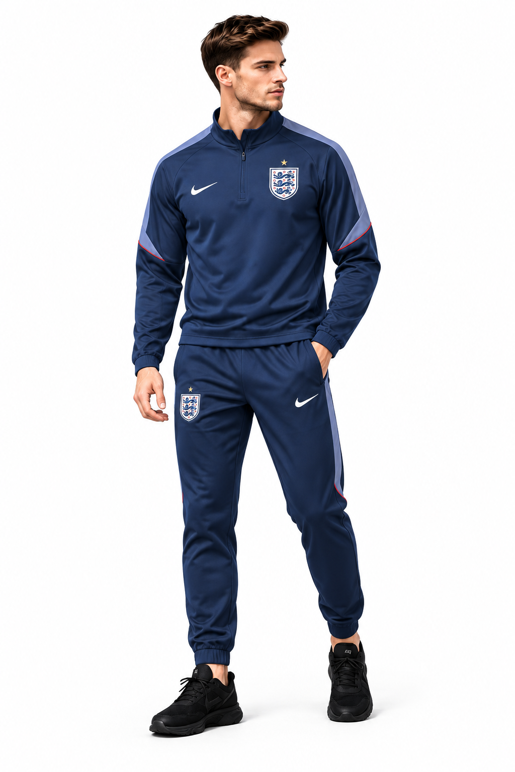 England training tracksuit-Azul