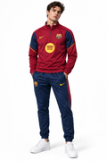 Barcelona Maroon/Navy Training Tracksuit