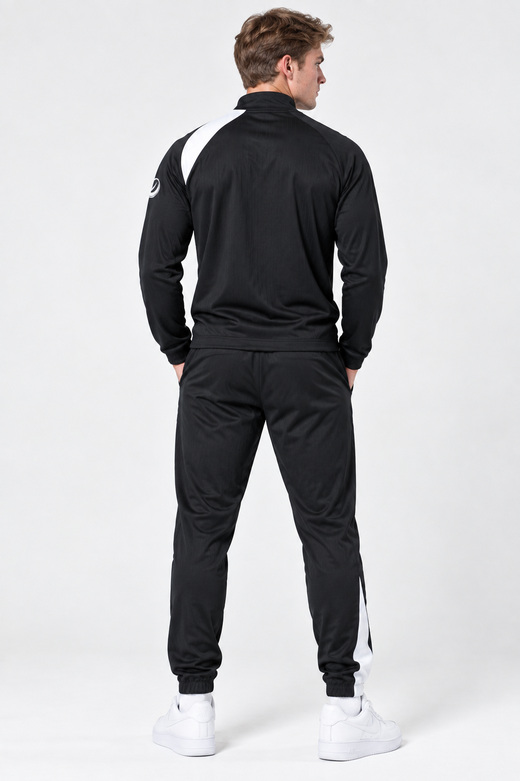 Chelsea Black Training Tracksuit