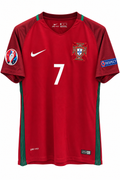 Portugal Home 2016 Cristiano Ronaldo #7 Retro Jersey