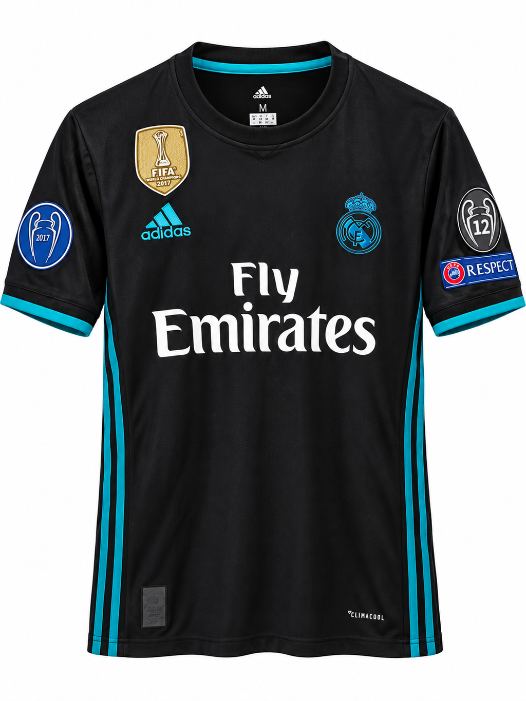 Real Madrid 2017/18 Cristiano Ronaldo #7 Away Retro Jersey