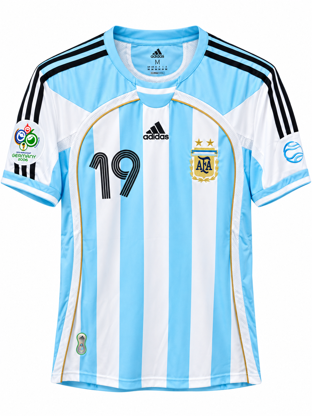 Argentina 2006 Messi #19 Home Retro Jersey