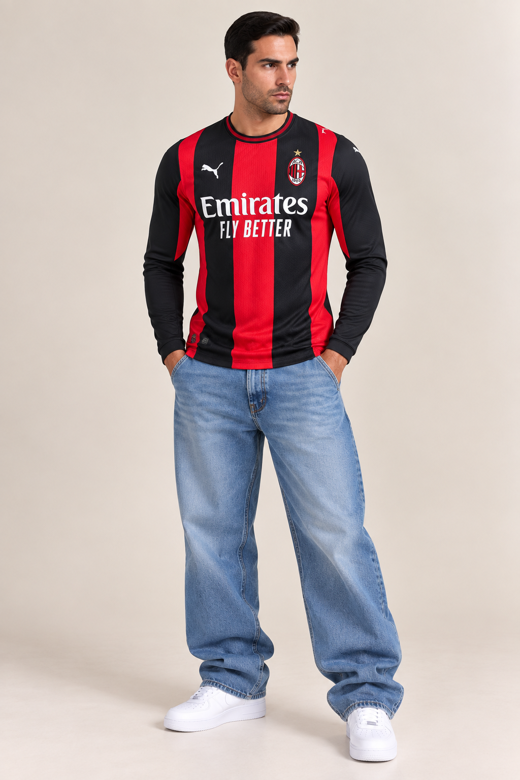 AC Milan Home Long Sleeve Jersey 2026/27