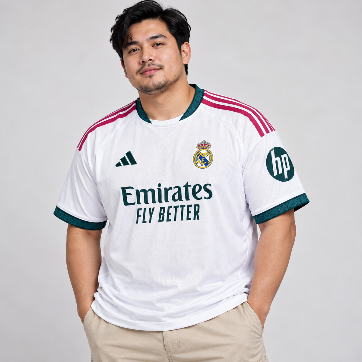 Real Madrid Home Kit 2026/27 – Plus Size Football Jersey