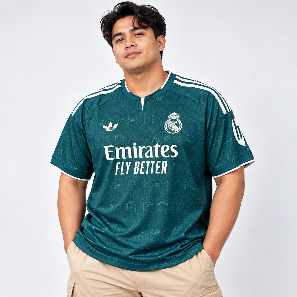 Real Madrid Away Kit 2026/27 – Plus Size Football Jersey