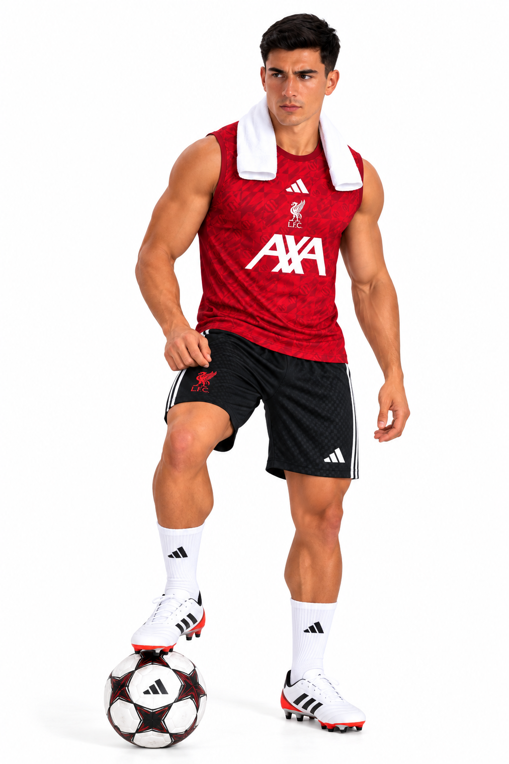 Liverpool 2026/27 Midnight Red Sleeveless Training Set – Tank Top & Shorts