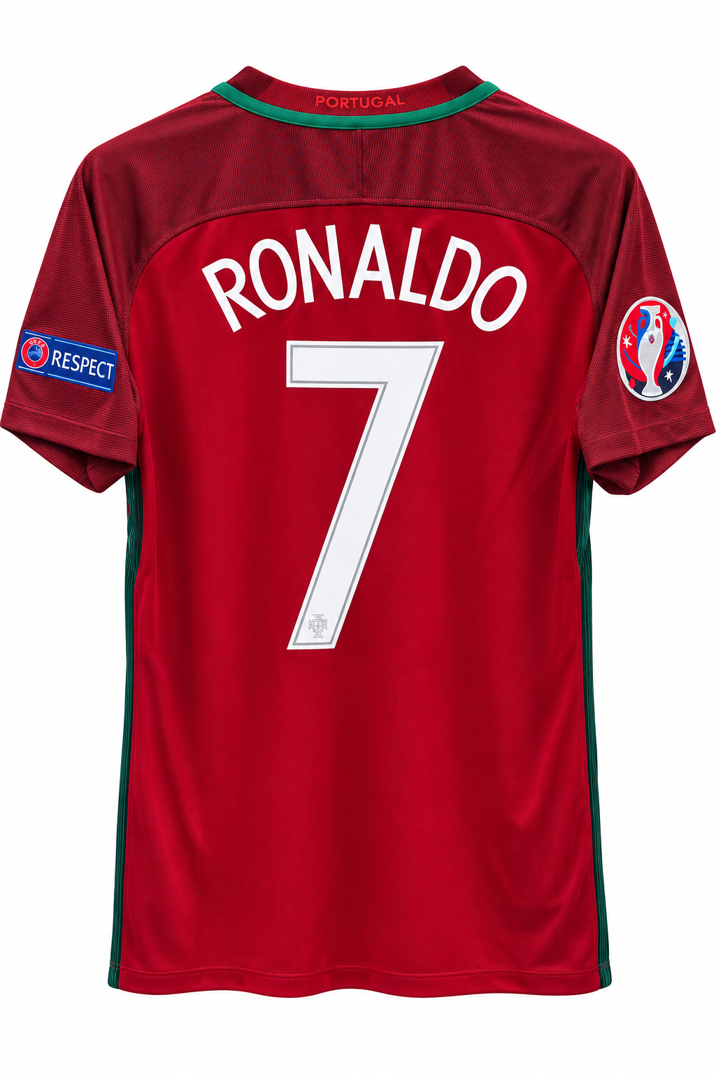 Portugal Home 2016 Cristiano Ronaldo #7 Retro Jersey