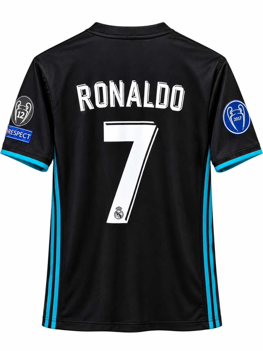 Real Madrid 2017/18 Cristiano Ronaldo #7 Away Retro Jersey