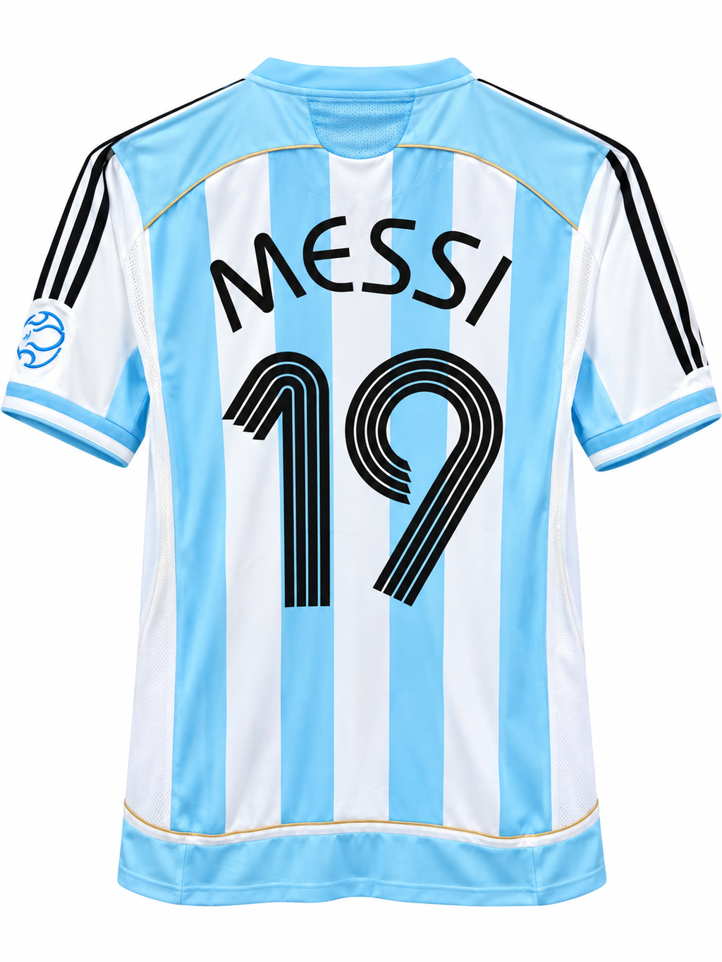 Argentina 2006 Messi #19 Home Retro Jersey