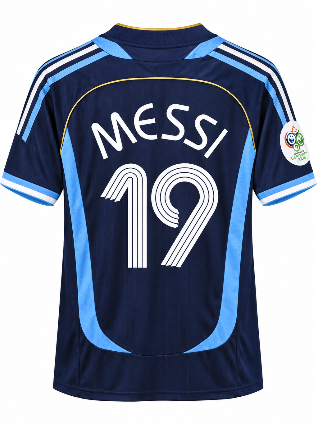 Argentina 2006 Messi #19 Away Retro Jersey