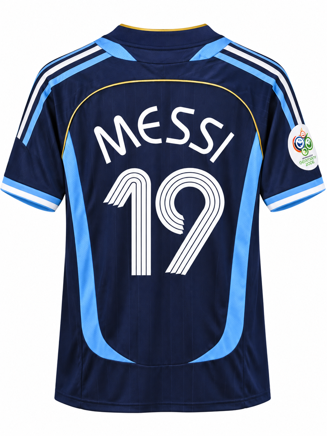 Argentina 2006 Messi #19 Away Retro Jersey