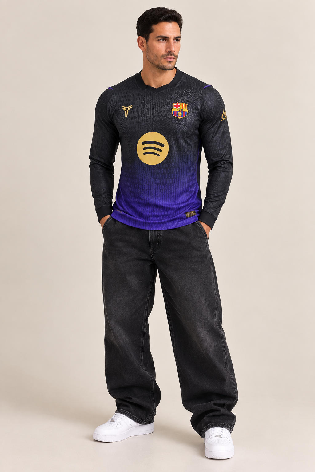 Barcelona Away Long Sleeve Jersey 2026/27