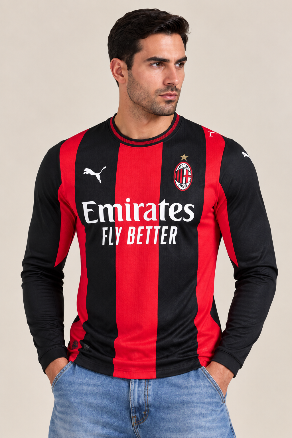 AC Milan Home Long Sleeve Jersey 2026/27