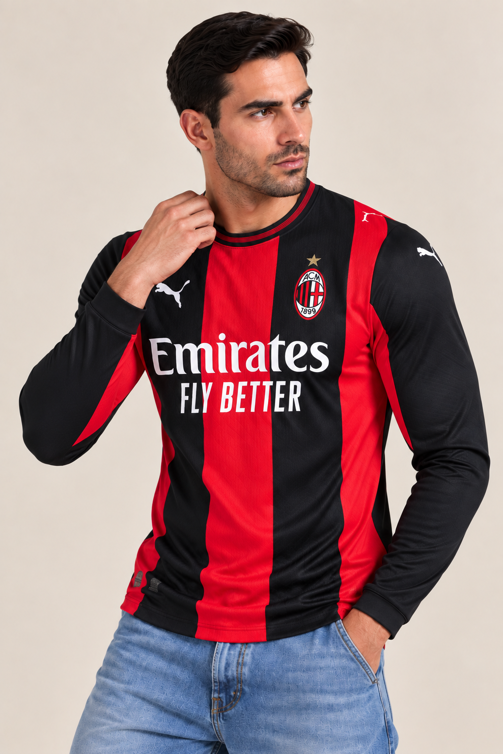 AC Milan Home Long Sleeve Jersey 2026/27