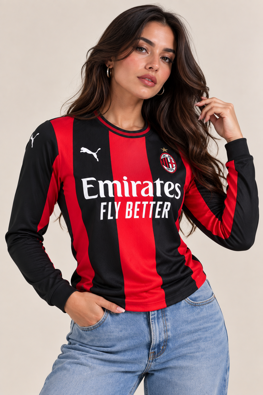 AC Milan Home Long Sleeve Jersey 2026/27