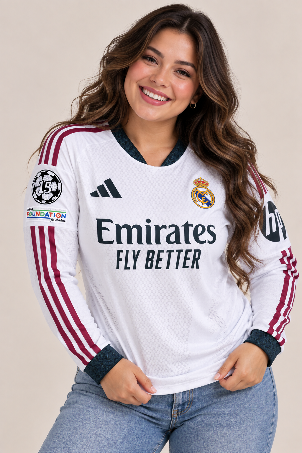 Real Madrid Home Long Sleeve Jersey 2026/27