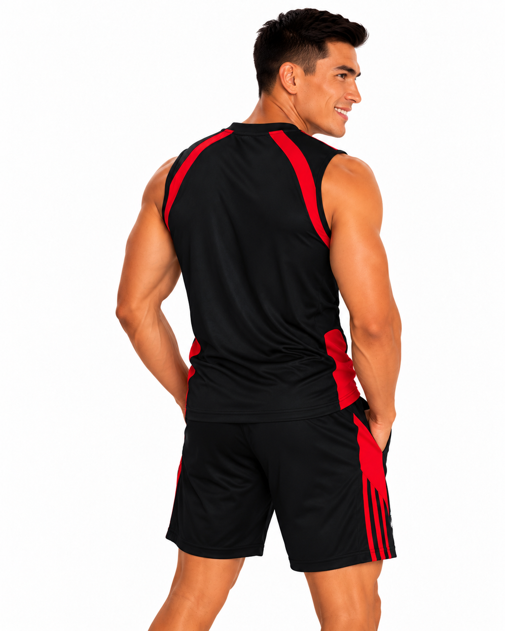 Manchester United 2026/27 Black Sleeveless Training Set – Tank Top & Shorts
