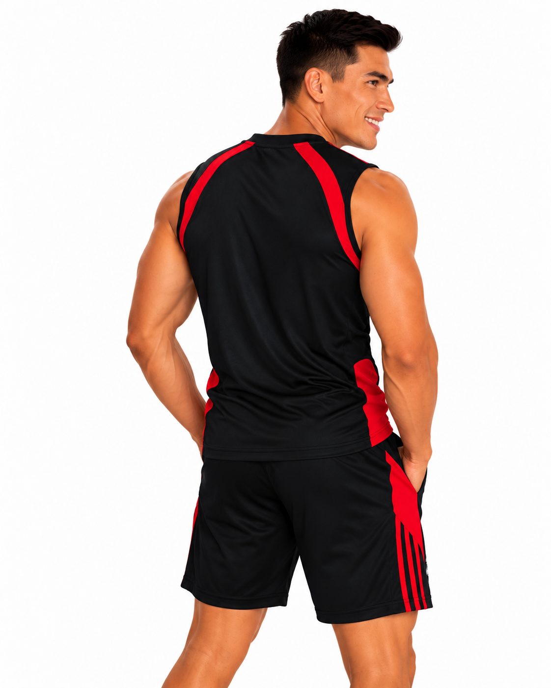 Manchester United 2026/27 Black Sleeveless Training Set – Tank Top & Shorts