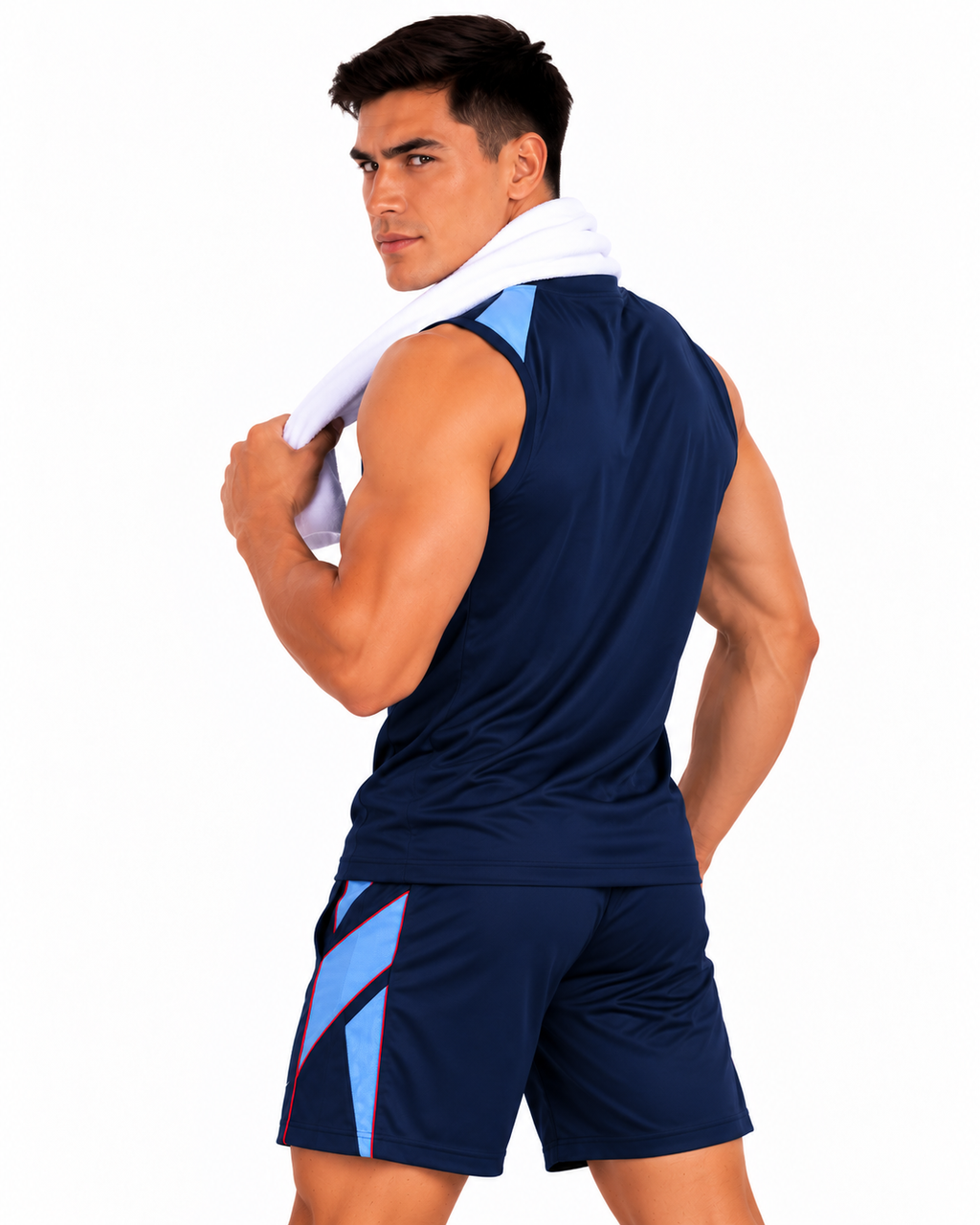England 2026/27 Dark Blue Sleeveless Training Set – Tank Top & Shorts