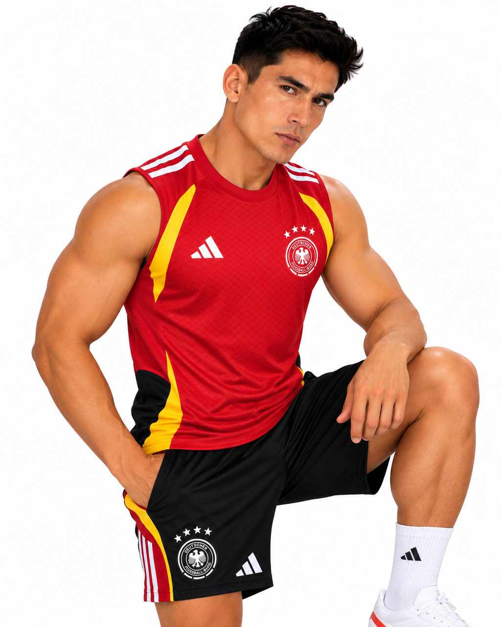 Germany 2026/27 Red Sleeveless Training Jersey