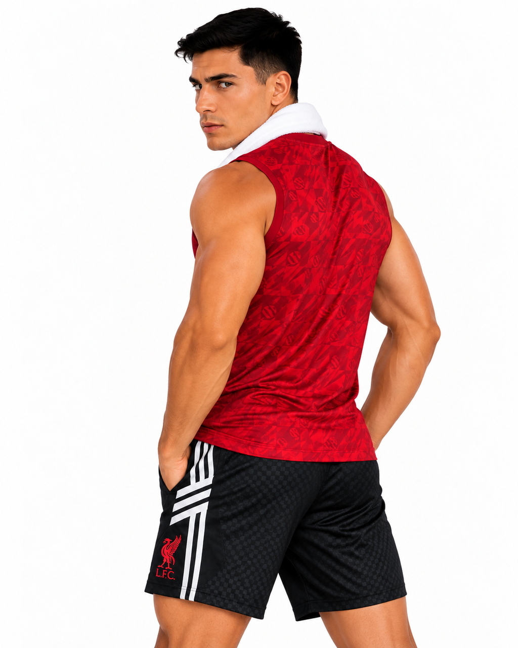 Liverpool 2026/27 Midnight Red Sleeveless Training Set – Tank Top & Shorts