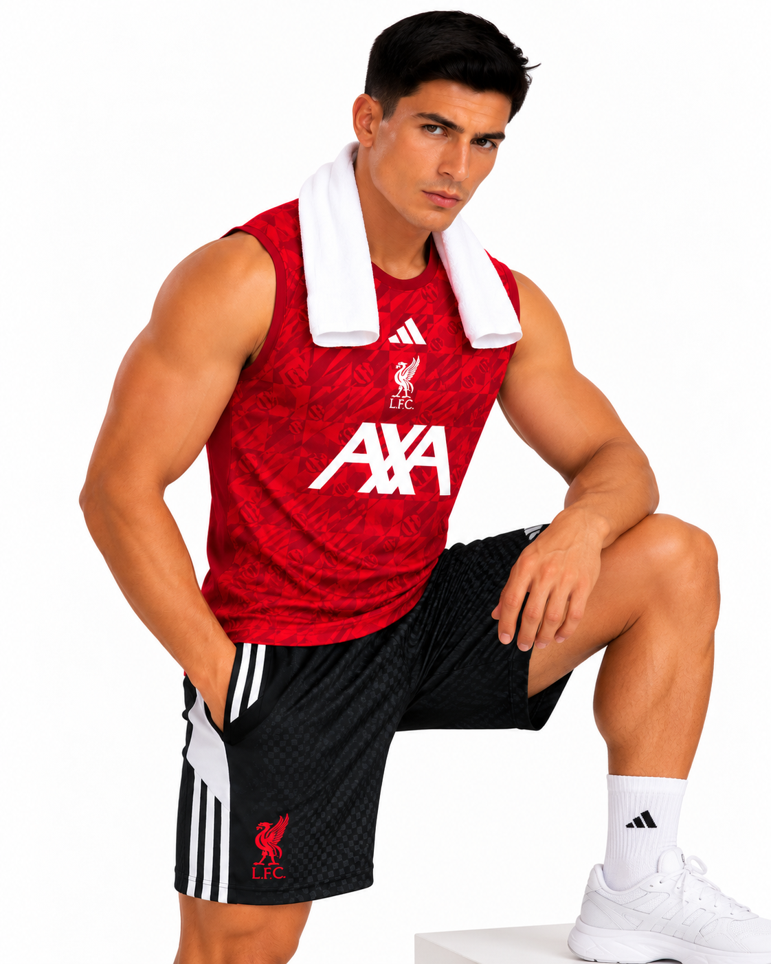 Liverpool 2026/27 Midnight Red Sleeveless Training Set – Tank Top & Shorts
