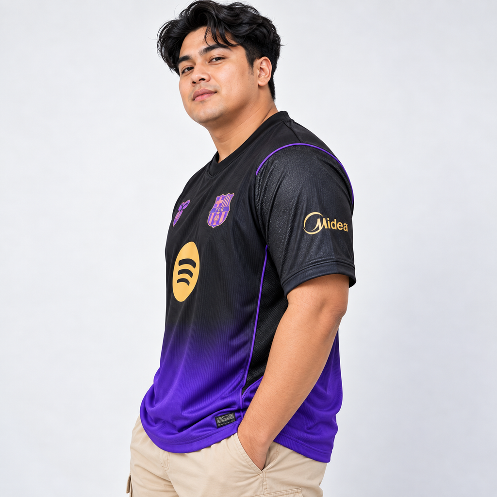 Barcelona Away Kit 2026/27 – Plus Size Football Jersey