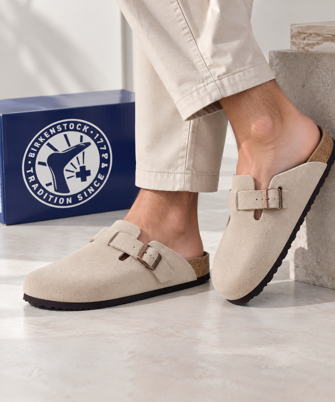 Birkenstock Boston-Sand