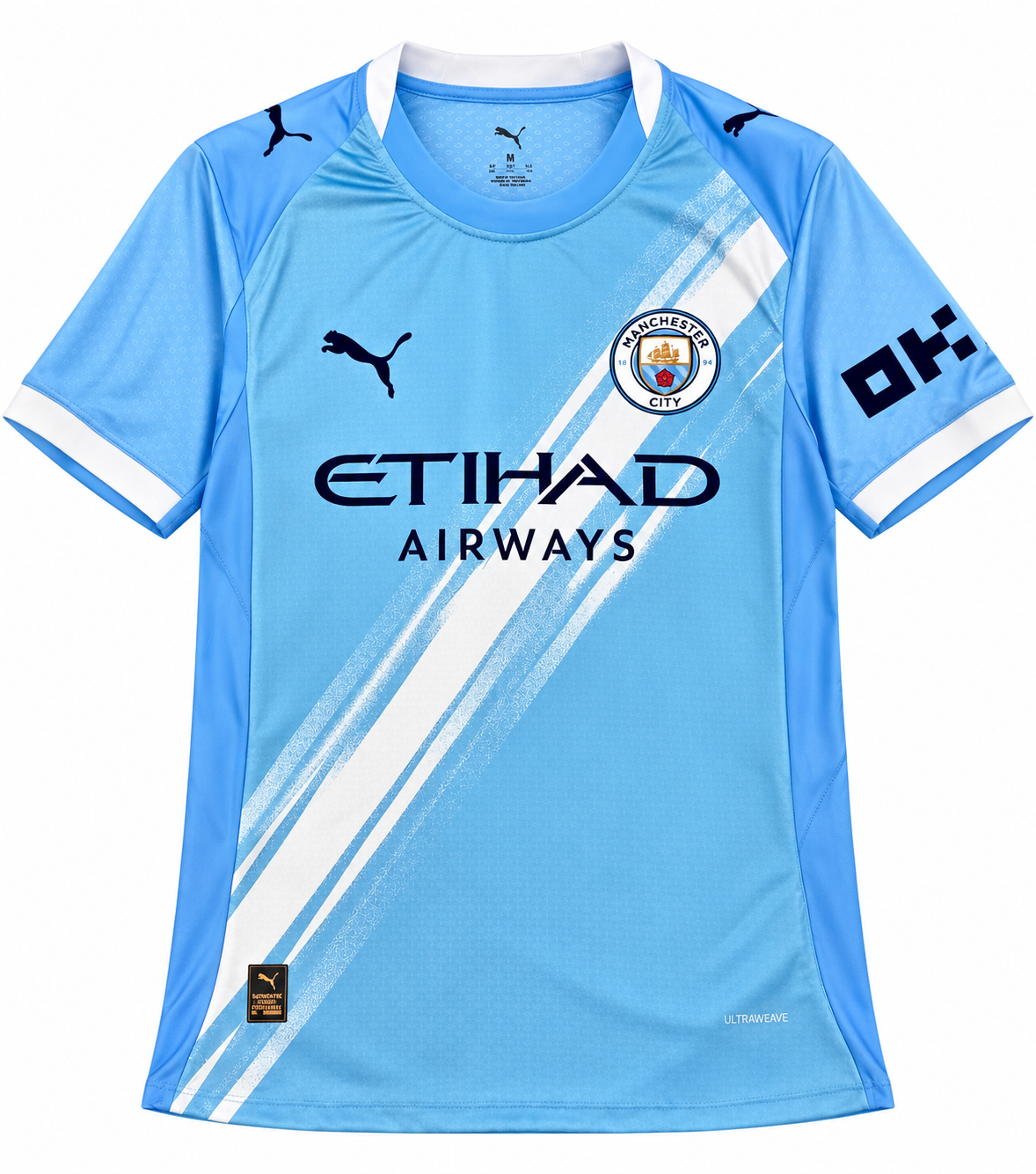 Manchester City Home Kit Player Version 2025-26